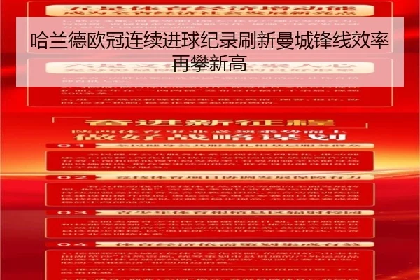 哈兰德欧冠连续进球纪录刷新曼城锋线效率再攀新高